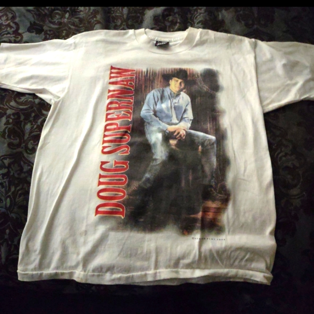 Vintage Doug Supernaw Concert Tour T-Shirt
